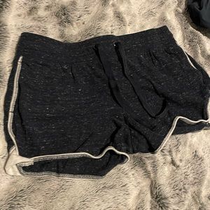 Dark blue with white trim work out/comfy shorts